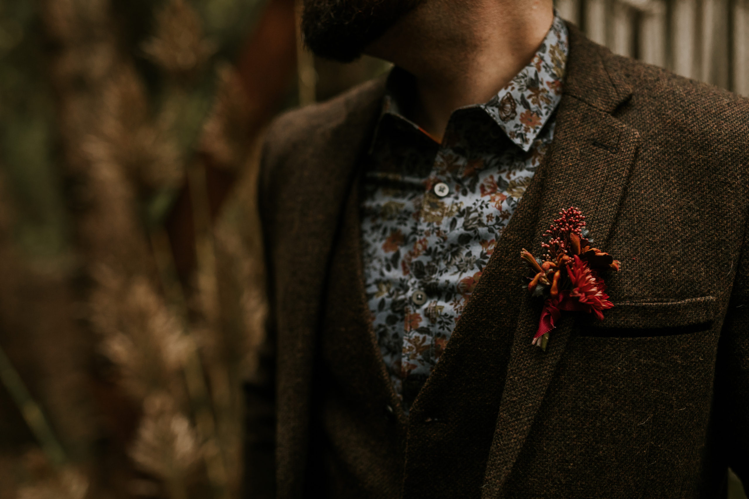 Groom details at the Wedding Legends Workshop during an elopement with Cara Gilhula Photography